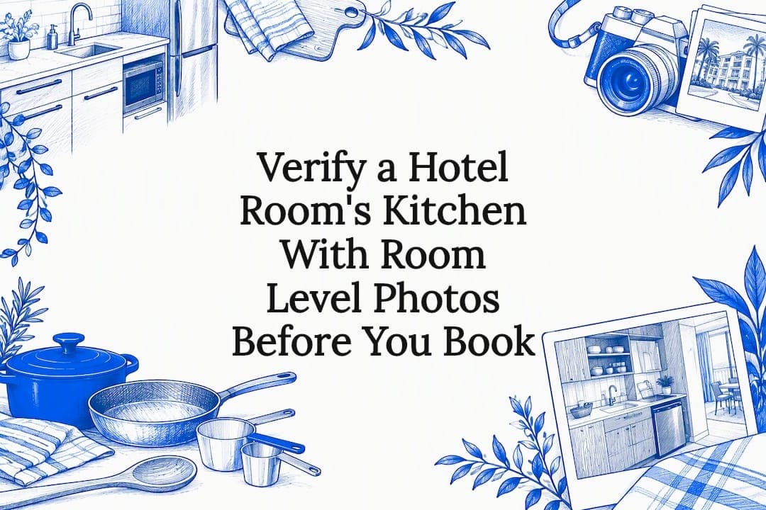 Verify a Hotel Room's Kitchen With Room Level Photos Before You Book