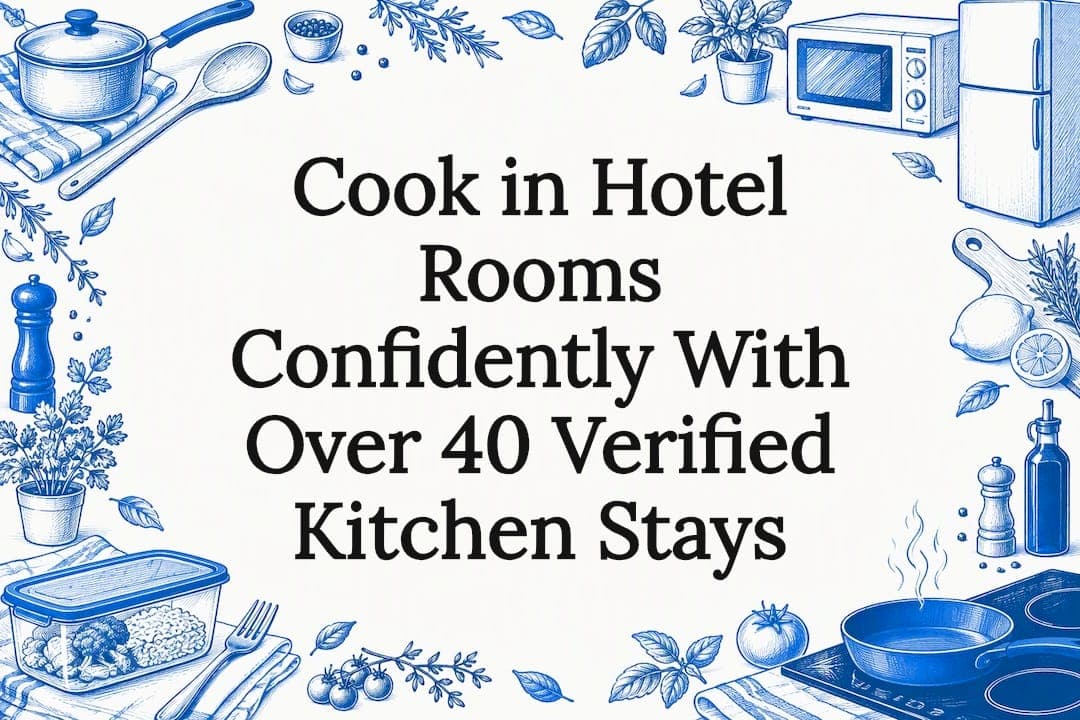 Cook in Hotel Rooms Confidently With Over 40 Verified Kitchen Stays