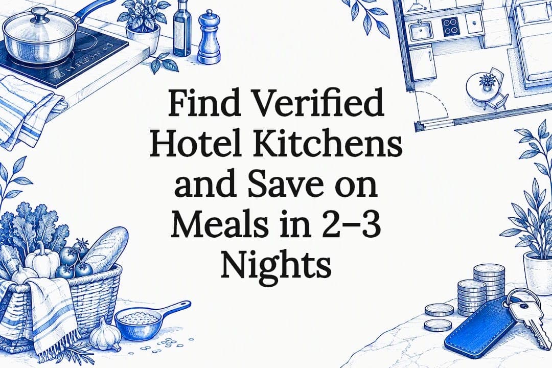 Find Verified Hotel Kitchens and Save on Meals in 2–3 Nights