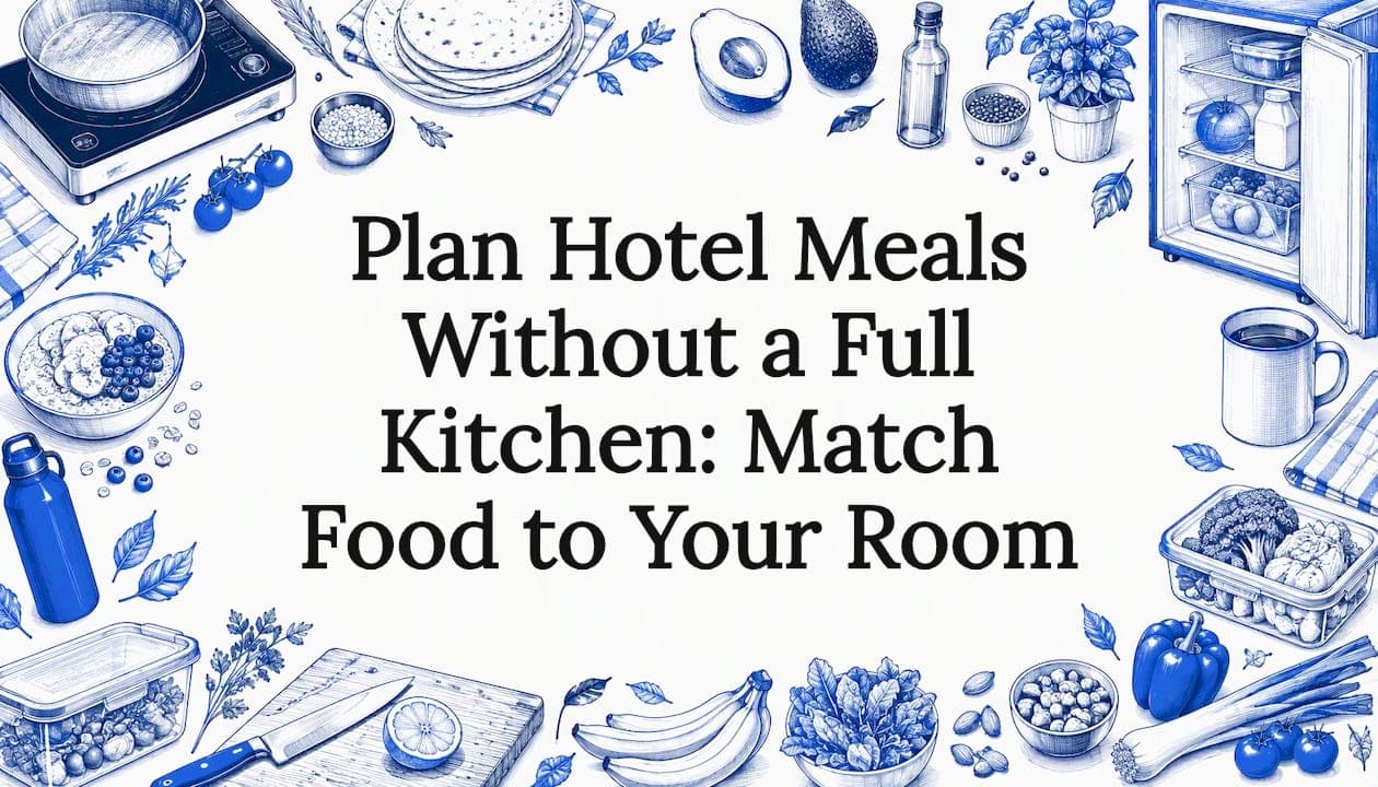 Plan Hotel Meals Without a Full Kitchen: Match Food to Your Room