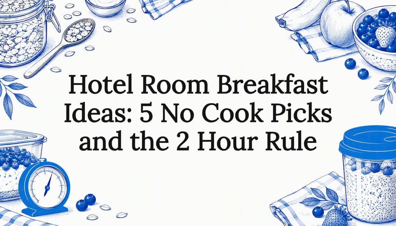 Hotel Room Breakfast Ideas: 5 No Cook Picks and the 2 Hour Rule